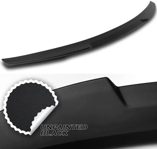Vista 2 de W-Power - Alerón para tapa trasera de maletero de plástico ABS estilo V compatible con Mazda 6 2014-2017, 2015 2016 (negro mate)