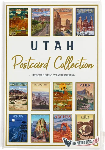 Vista 17 de Lantern Press Postales de Parques Nacionales, juego completo de los 63 63 Parques Nacionales