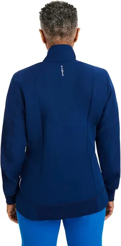 Vista 2 de Healing Hands Womens Scrub Jacket 2 Pocket HH360 5067 Carly Zip Up Stylish Women Jacket