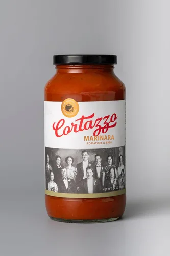 Vista 4 de Cortazzo Foods Salsa Marinara Pasta, 25 OZ