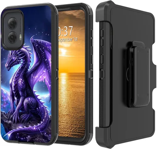 Vista 146 de Funda para Moto G Stylus 5G 2023 con funda de clip para cinturón y soporte, resistente de doble capa, resistente a prueba de golpes, para Motorola
