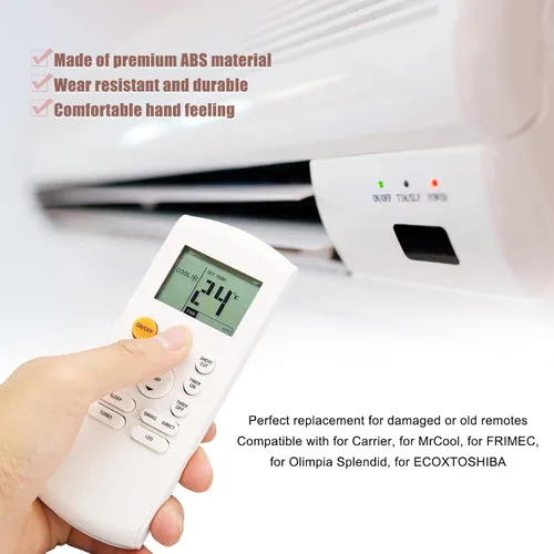 Vista 5 de Mando a distancia para aire acondicionado, control remoto de repuesto para aire acondicionado R57B1 BGE RG52A2 BGEFU1 RG57 BGE RG57A BGE RG57A6