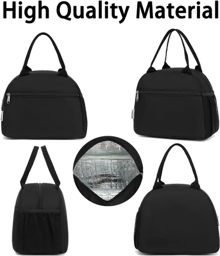 Vista 5 de GYEUKHAM - Bolsa de almuerzo para mujeres, fiambrera para hombres adultos y niños niñas, pequeña y linda, con gran capacidad, bolsa de almuerzo