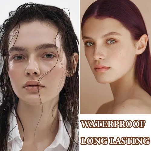 Vista 5 de Cubierta de raíz en polvo para cabello fino (7# castaño castaño) para mujeres y hombres