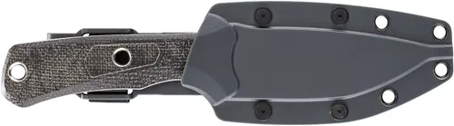 Vista 4 de Gerber Gear Convoy - Cuchilla fija + funda, Micarta [1066481], gris
