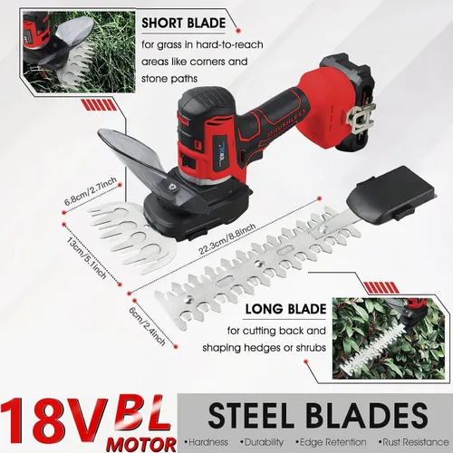 Vista 4 de NEWONE Juego de herramientas de 12 piezas 18V MAX MATRIX Kit combinado de herramientas eléctricas con taladro, con 2 baterías de 2.0Ah y cargador