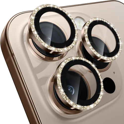 Vista 15 de WSKEN Protector de lente de cámara para iPhone 16 Pro/iPhone 16 Pro Max - [Modelo de disparo original] Protector de pantalla de cámara de vidrio