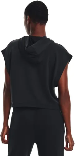 Vista 2 de Under Armour Sudadera con capucha Rival Terry de manga corta para mujer