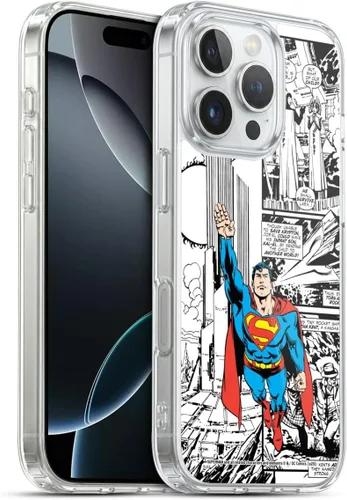 Vista 43 de Head Case Designs Funda de gel con licencia oficial de Superman DC Comics Collage Comicbook Art [protección de grado militar] compatible con Apple