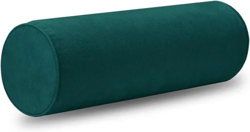 Vista 27 de Almohadas cilíndricas redondas de espuma viscoelástica, almohada cervical con funda de almohada, suave, cómoda y transpirable para dormir, silla