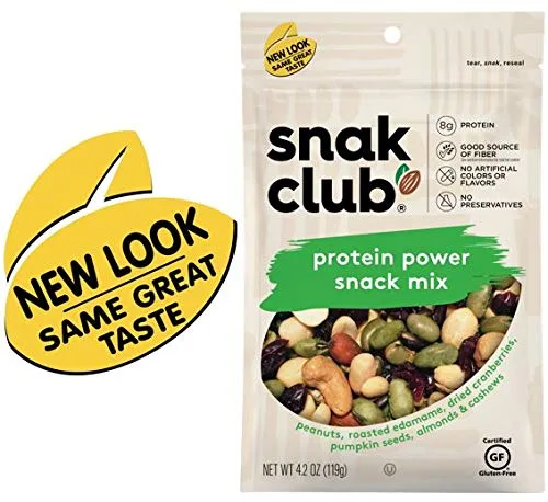 Vista 3 de Snak Club Mezclas surtidas (Protein Power, 4.2 oz. (1 unidad)..