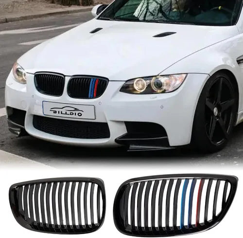 Vista 37 de Parrilla G20 - Parrilla de Riñón Negra Compatible con Serie 3 G20 316i/318i/320i/328i/330i/335i/340i de 2019-2022 Negro Brillante Diamante