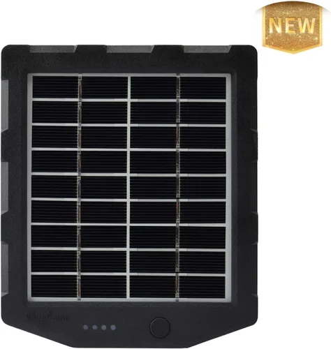 Vista 5 de Panel solar para cámara de rastro, kit de cargador de batería solar WingHome 12V/1A 6V/1.5A con batería de litio recargable de 2000 mAh integrada
