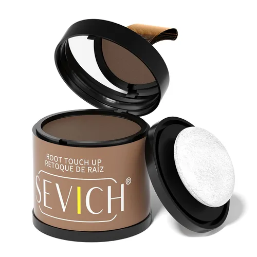 Vista 9 de SEVICH Polvo magnético recargable para retoque de raíces del cabello, impermeable, cobertura de canas y corrector de línea capilar con doble