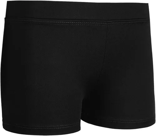 Vista 3 de Kaerm Pantalones cortos de yoga para niños y niñas pantalones cortos deportivos de baile pantalones cortos elásticos para bicicleta