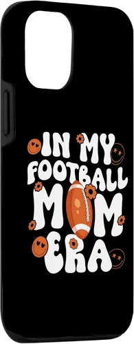 Vista 3 de Funda para iPhone 14 Groovy In My Football Mom Era Funny Football Mama Boys Girls