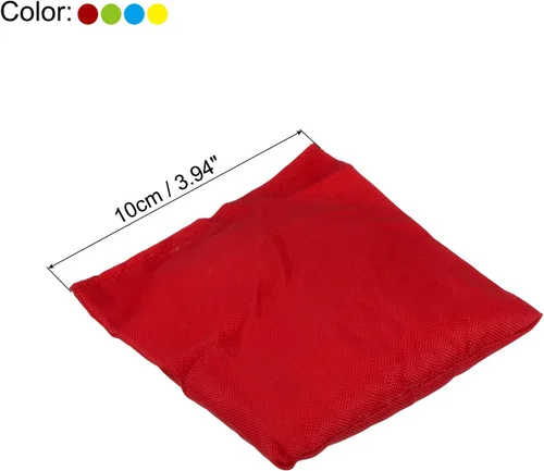 Vista 2 de PATIKIL Juego de bolsas de frijoles para Cornhole, paquete de 8 bolsas de arena de lona para carnaval, al aire libre, patio, fiesta, juego