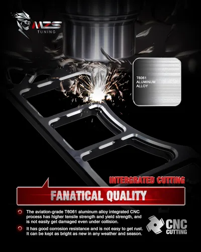 Vista 2 de MZS Plataformas de motocicleta para pasajero y conductor, estribos anchos, pedales estirados, color negro, compatibles con Dyna FLD/Electra Road