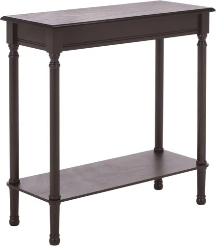 Vista 12 de SAFAVIEH Home Collection Tinsley - Mesa consola con estante inferior rectangular color negro