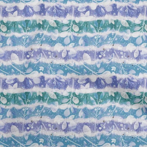 Vista 9 de oneOone The Yard - Tela de algodón flexible de color beige con estampado floral, 40 pulgadas de ancho