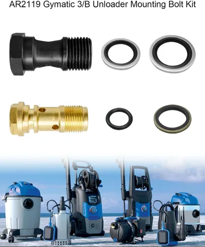 Vista 2 de AR2119 Kit de pernos de montaje para descargador 3/B Gymatic 3/B Annovi Reverberi XM RK Series