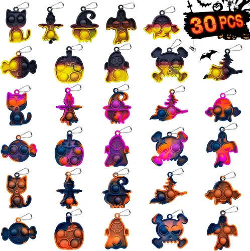 Vista 11 de Juguetes para ansiedad de Pascua Pop Fidget a granel para niños, regalos