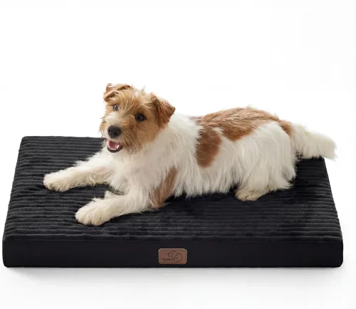 Vista 11 de Bedsure ComfyFleece Cama para perros pequeños, camas ortopédicas para mascotas con funda extraíble lavable, no impermeable, alfombrilla de espuma