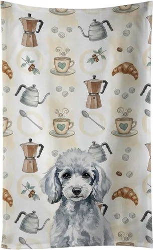 Vista 173 de Caroline's Treasures Afghan Hound - Toalla de cocina para barra de café, terciopelo frontal y lazo de algodón, lavable a máquina Sabueso afgano