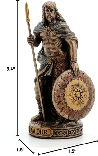 Vista 7 de Veronese Design Norse Gods - Figura en miniatura (Skadi, Bronce)