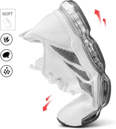 Vista 4 de Zapatillas de correr para hombre con cojín de aire, zapatillas de deporte de moda, informales, tenis, caminar, atléticos, zapatillas para hombre
