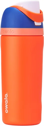 Vista 37 de Owala FreeSip - Acero inoxidable - 32 oz - Morado/Azul (pistas de esquí de los años 80)