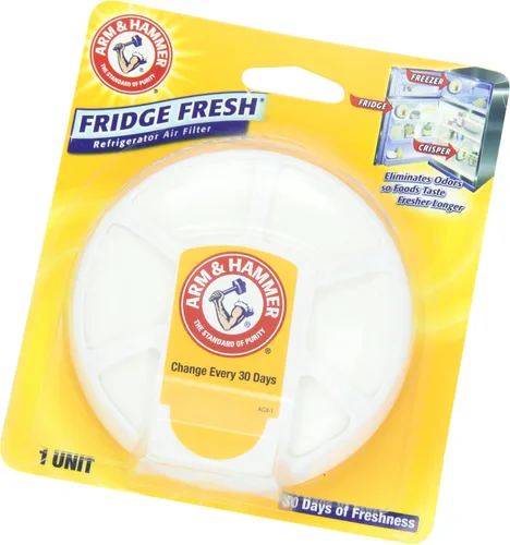 Vista 3 de Filtro de aire Arm & Hammer para refrigerador, paquete de de 4, Blanco