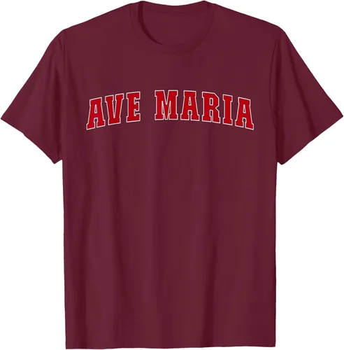Vista 12 de Ave Maria FL Florida - Camiseta, Negro