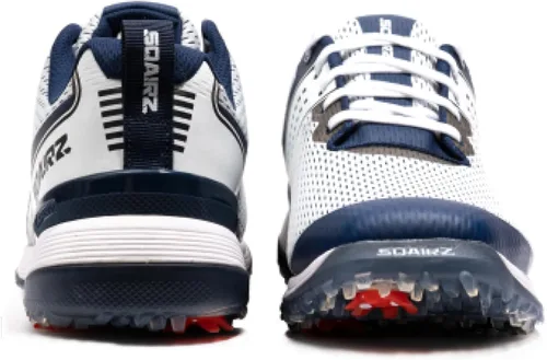 Vista 9 de SQAIRZ Speed Mesh - Zapatos de golf deportivos para hombre, diseñados para equilibrio y rendimiento, picos reemplazables, transpirables, zapatos