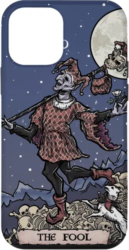 Vista 16 de The Fool Tarot Card Halloween Court Jester Spooky Gothic Case for iPhone 17
