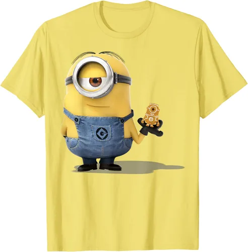 Vista 41 de Camiseta Despicable Me Minions Holding A Ginger Bread Minion Retrato Pequeña
