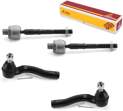 Vista 15 de Metrix Premium Chassis Parts - Kit de 4 piezas de extremos de barra de acoplamiento frontal exterior e interior compatible con Nissan Pathfinder