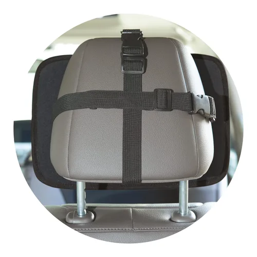 Vista 6 de Nuby Espejo de bebé para asiento trasero inastillable, color negro