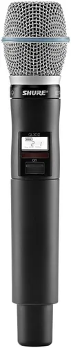 Vista 6 de Shure Transmisor de mano QLXD2/B87A con cápsula de micrófono vocal BETA 87A - para uso con sistemas de micrófono inalámbrico digital QLX-D, receptor