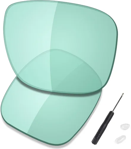 Vista 11 de SAUCER Premium Replacement Lenses & H20 Screwdriver & Nose Pieces for Oakley Holbrook Metal OO4123 UV400 Protection