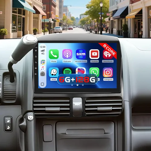Vista 8 de Hikity 2+64G para Honda CRV 2002-2006 Android Car Stereo, radio con pantalla táctil de 9 pulgadas con Carplay inalámbrico, Android Auto, WiFi