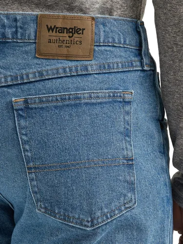 Vista 4 de Wrangler Authentics - Jeans clásicos de 5 bolsillos, ajuste relajado para hombre