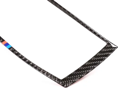 Vista 5 de Pegatinas de fibra de carbono suave para interior de coche para BMW X5 E70 X6 E71 2008-2013 (estilo de 3 colores)