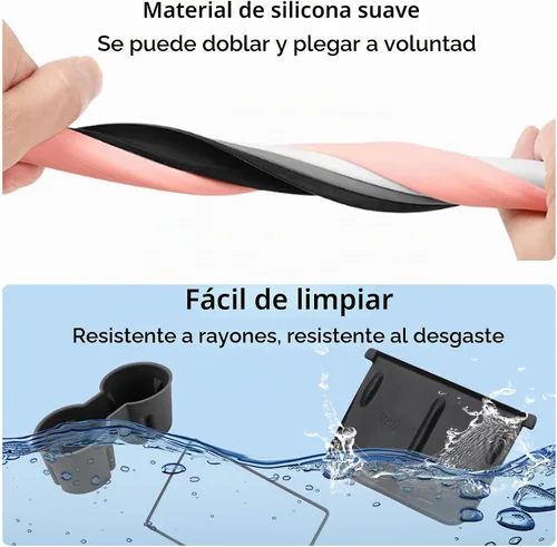 Vista 6 de TOPABYTE - Consola central para accesorios Tesla Modelo Y Modelo 3, 3 unidades, color negro Cup Holder Insert, Screen Edge Protector Frame