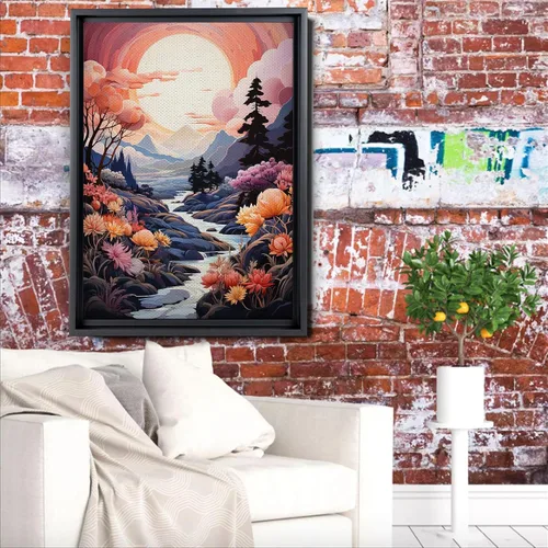 Vista 4 de Boho Art Print, Abstract Sun, Minimalist Wall Art, Nordic Decor, Home Decor, Boho Posters, Living Room Art, Scandinavian Decor