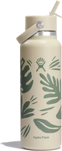 Vista 57 de Hydro Flask de boca ancha con tapa Flex de pajita de 24 onzas Agave