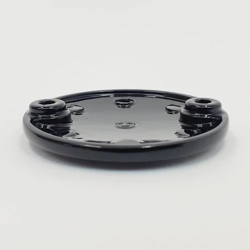 Vista 6 de Cubierta de temporizador/temporizador de aluminio liso negro brillante para Harley M8 Touring 2017+