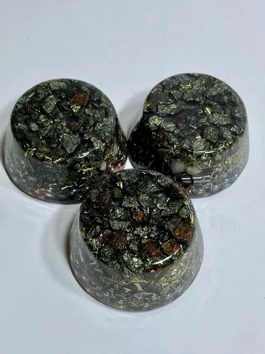 Vista 5 de Chalcopyrite Peacock Ore Single Crystal Small Tower Buster Orgone Generator Energy Accumulator PERFECT GIFTING TOOL!!!! Orgonite Many Beautiful