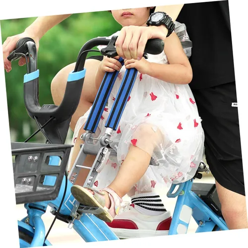 Vista 7 de ibasenice Asiento ajustable para niños y niñas para bicicletas, montaje de aleación de aluminio, fácil de instalar