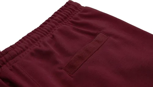 Vista 4 de Pantalones cortos casuales de punto de algodón con cordón elástico para hombre